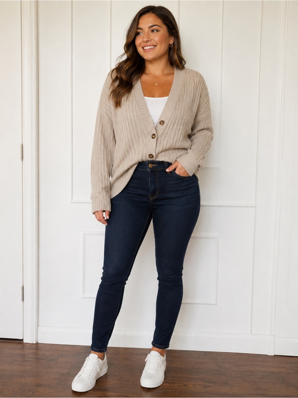LOFT Outlet Curvy Skinny Jeans Women’s Size 2 Dark Wash Stretch Denim